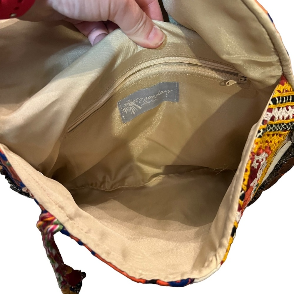Noonday Multi Colored Clutch Purse Cloth - Picture 6 of 9